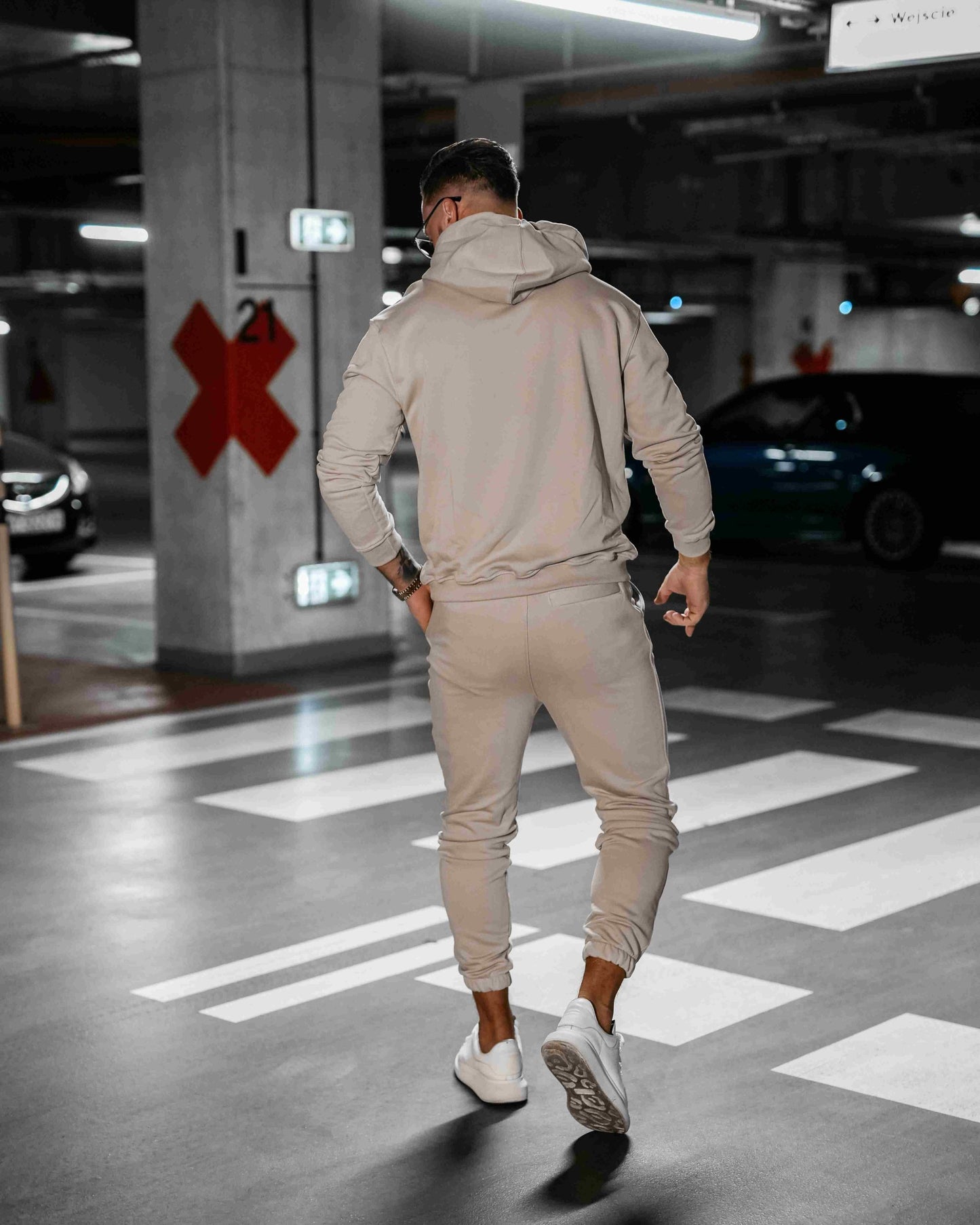 Olavoga Pánska Súprava KAMIKAZE - Béžová