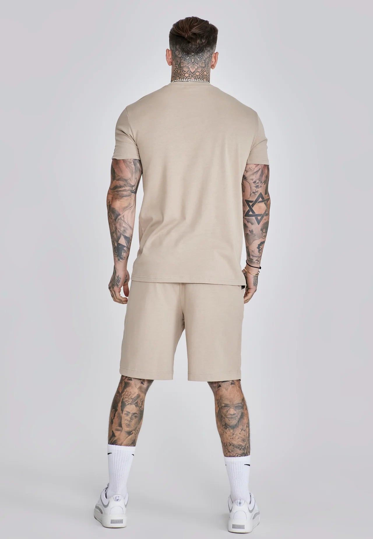 Siksilk Béžová Súprava Tričko + Šortky