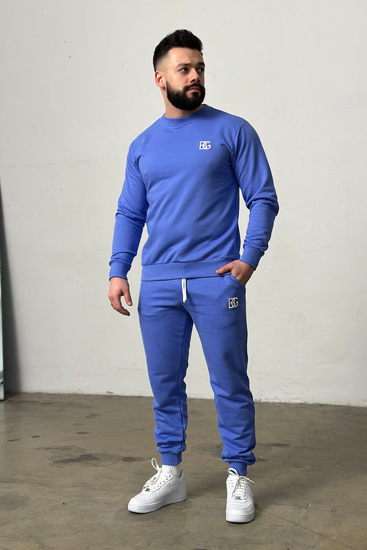 Pánska tepláková súprava BG COUTURE - Basic - Modrá