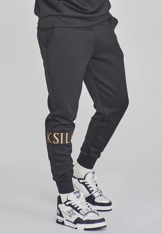 Siksilk Čierne Tepláky Dynamic