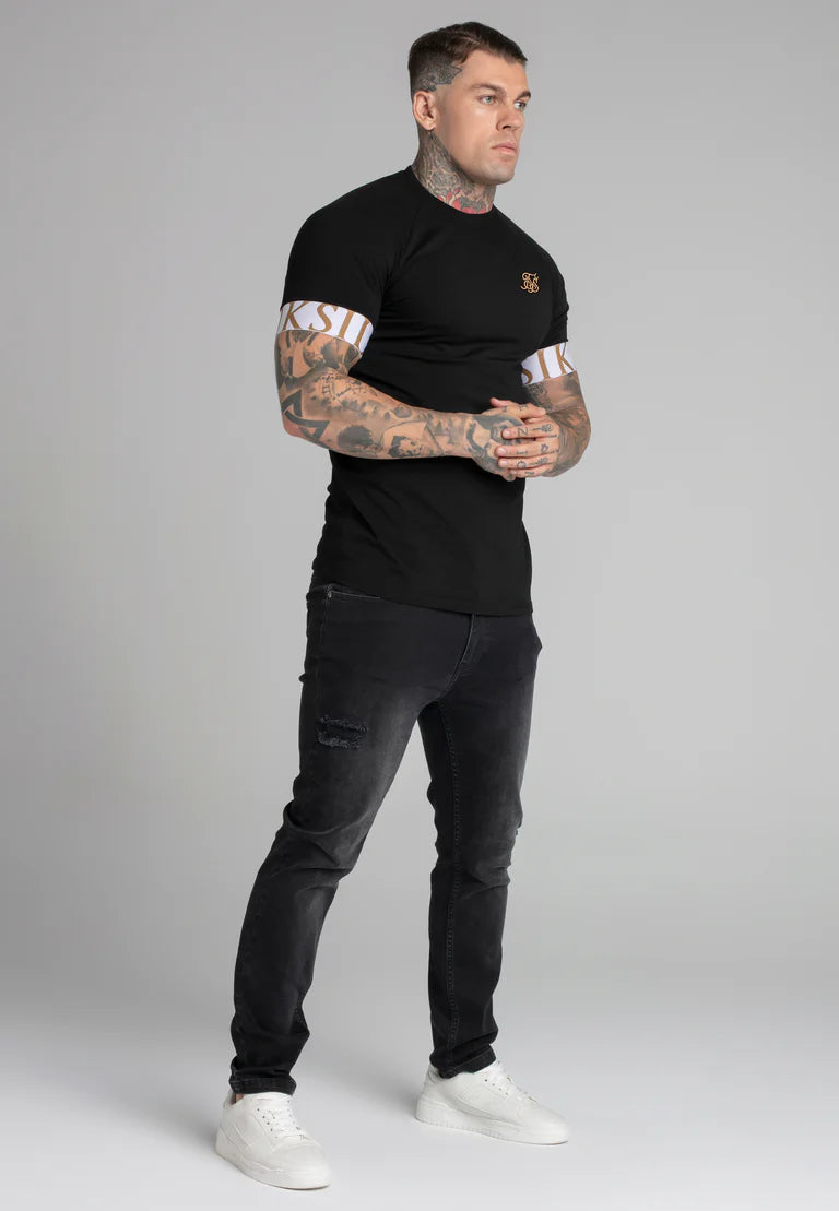 Siksilk Tech Tričko - Čierna