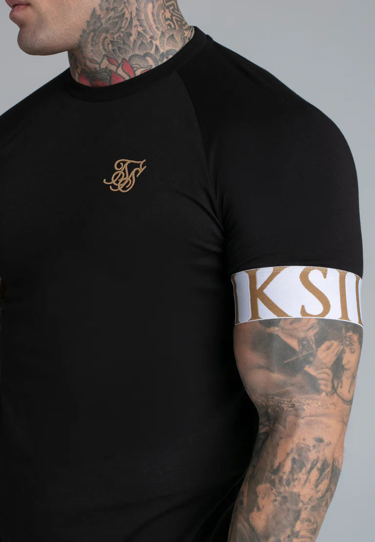 Siksilk Tech Tričko - Čierna