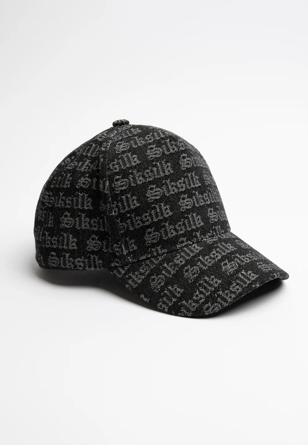SikSilk Jacquard Denim Trucker šiltovka – Čierna