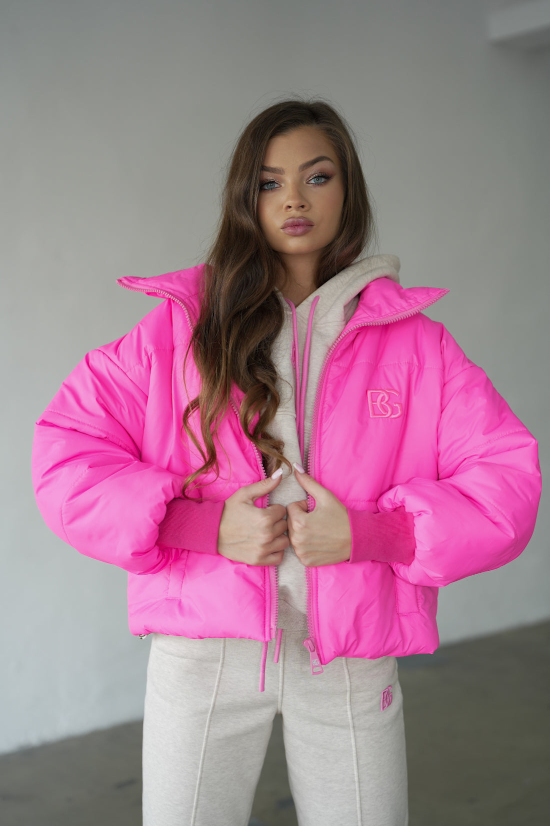 BRANDENBURG COUTURE DÁMSKA BUNDA BG FAMOUS | RUŽOVÁ