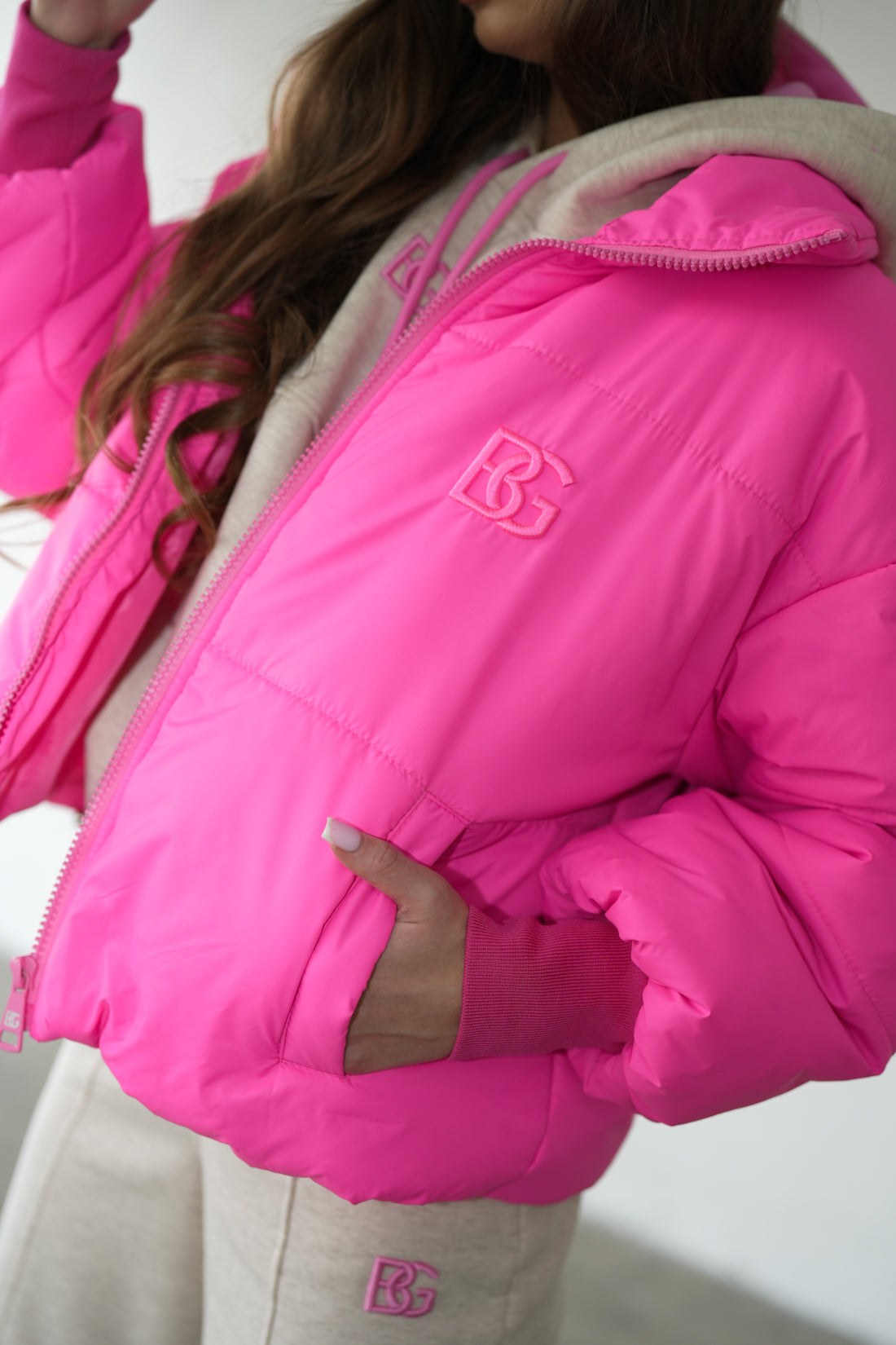 BRANDENBURG COUTURE DÁMSKA BUNDA BG FAMOUS | RUŽOVÁ